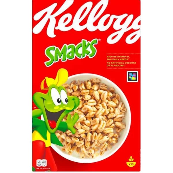 Cereales SMACKS, caja 400 g - 0.4 kg - Imagen del producto en Findit