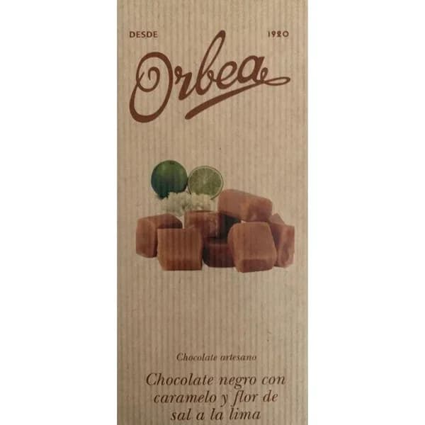 Chocolate con caramelo-sal ORBEA, tableta 125 g - 0.13 kg - Imagen del producto en Findit