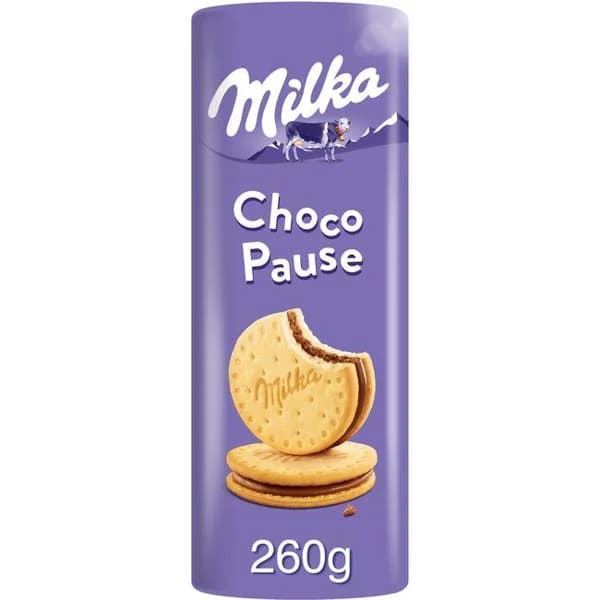 Galleta Choco Pause rulo MILKA, paquete 260 g - 0.26 kg - Imagen del producto en Findit