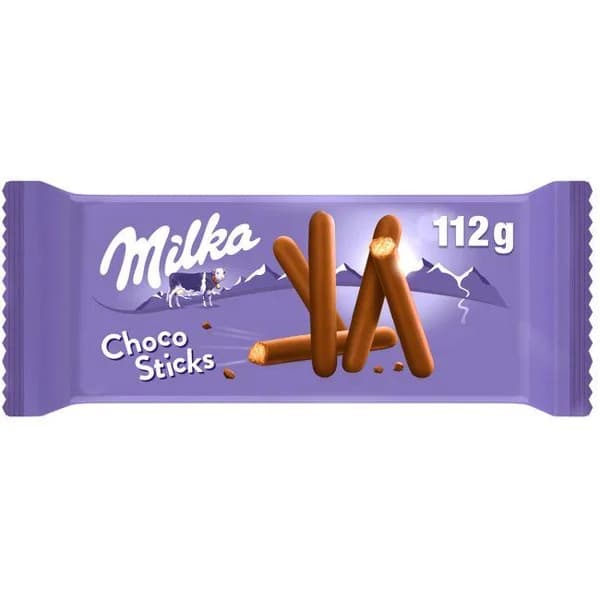 Chocolate sticks MILKA, tableta 112 g - 0.11 kg - Imagen del producto en Findit