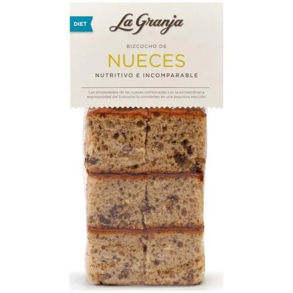 Bizcocho con nueces LA GRANJA, bolsa 350 g - 0.35 kg - Imagen del producto en Findit