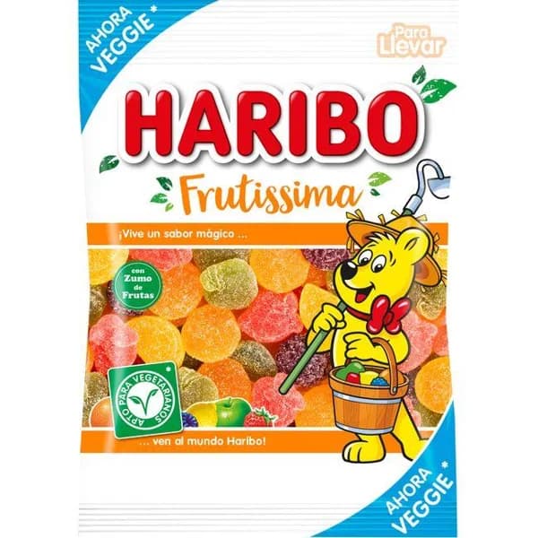 Gominolas frutissima HARIBO, bolsa 100 g - 0.1 kg - Imagen del producto en Findit