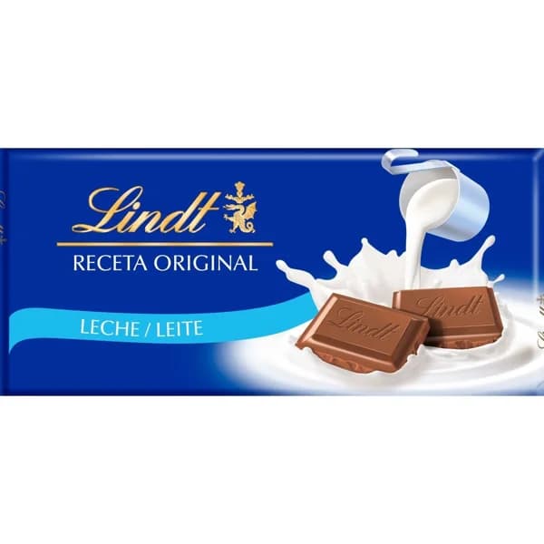 Chocolate con leche LINDT, tableta 100 g - 0.1 kg - Imagen del producto en Findit
