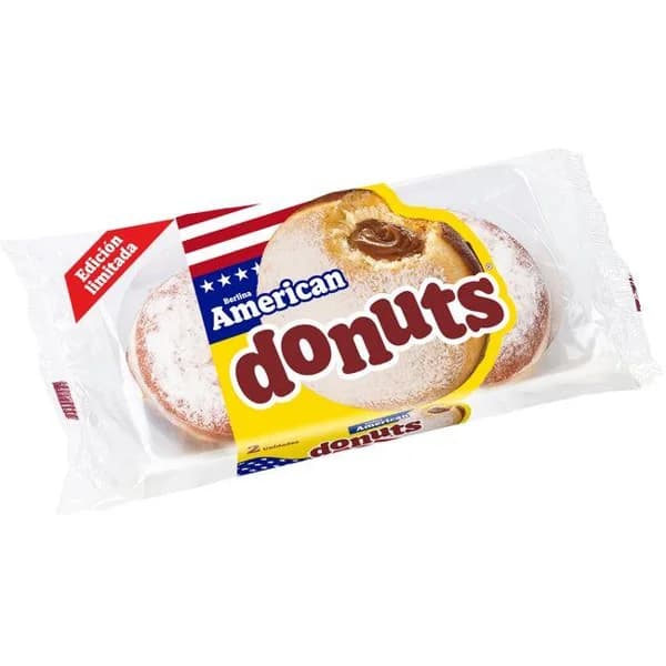 Donuts AMERICAN DONUTS, 2 uds, paquete 156 g - 0.16 kg - Imagen del producto en Findit