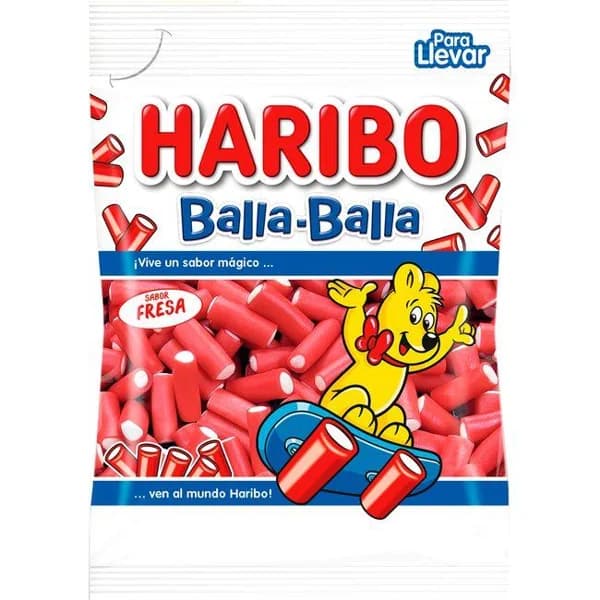 Balla de fresa HARIBO, bolsa 100 g - 0.1 kg - Imagen del producto en Findit