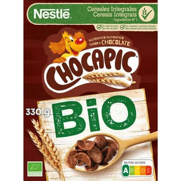 Cereales bio NESTLÉ Chocapic, caja 330 g - 0.33 kg - Imagen del producto en Findit