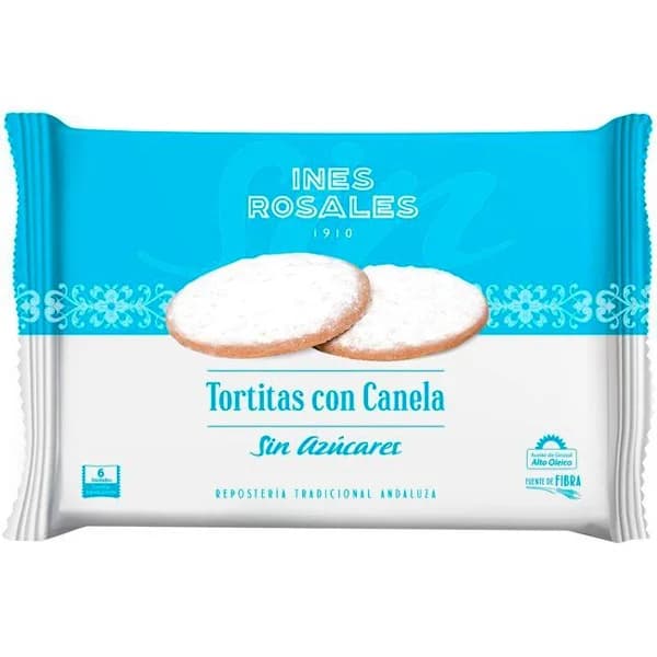 Tortitas de canela sin azúcar INES ROSALES, paquete 180 g - 0.18 kg - Imagen del producto en Findit