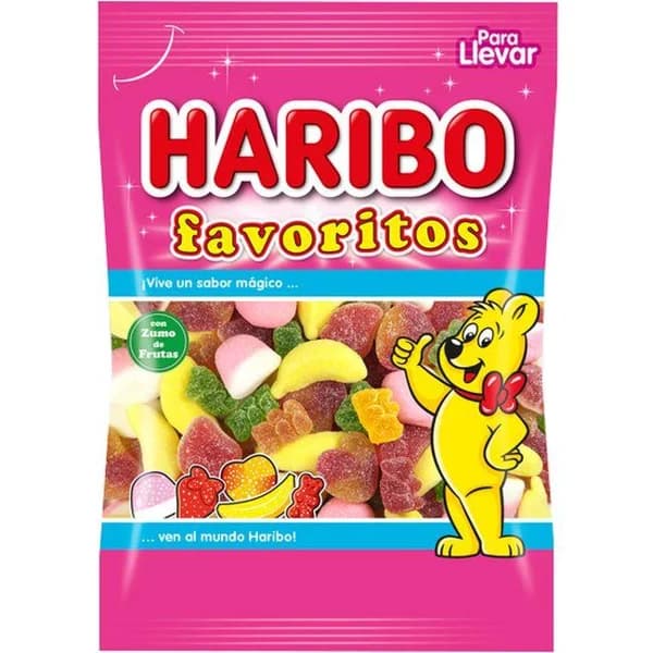 Favoritos de azúcar HARIBO, bolsa 90 g - 0.09 kg - Imagen del producto en Findit