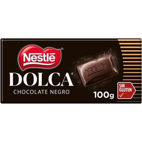 Chocolate negro DOLCA, tableta 100 g - 0.1 kg - Imagen del producto en Findit