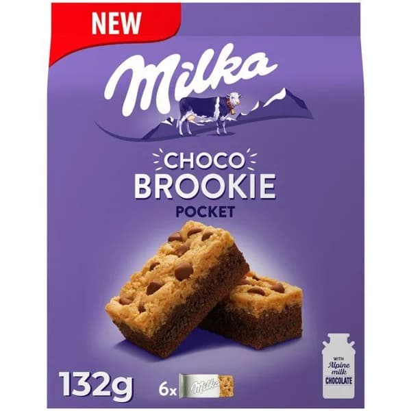 Galleta Brookie MILKA, caja 132 g - 0.13 kg - Imagen del producto en Findit
