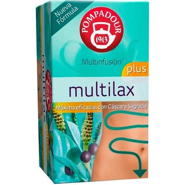 Infusión multilax plus POMPADOUR, caja 20 sobres - 1 ud - Imagen del producto en Findit