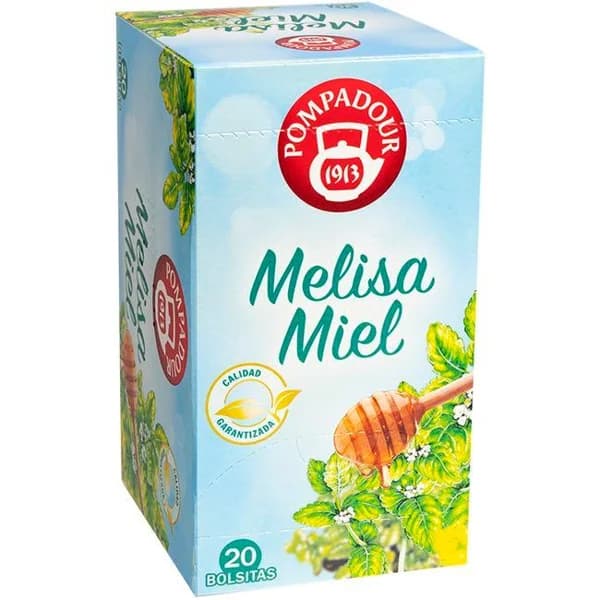 Infusión de melisa y miel POMPADOUR, caja 20 sobres - 20 ud - Imagen del producto en Findit