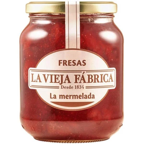Mermelada de fresas LA VIEJA FABRICA, frasco 800 g - 0.8 kg - Imagen del producto en Findit