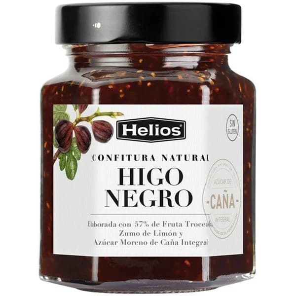 Confitura natural de higo negro HELIOS, frasco 330 g - 0.33 kg - Imagen del producto en Findit