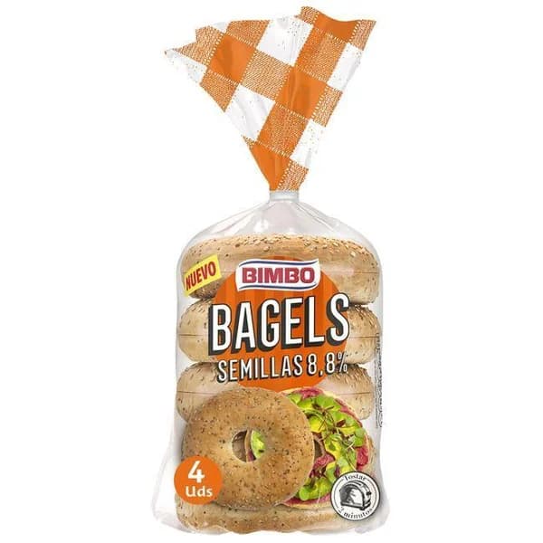 Bagels con semillas BIMBO, paquete 300 g - 0.3 kg - Imagen del producto en Findit