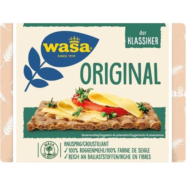 Pan original WASA, paquete 205 g - 0.21 kg - Imagen del producto en Findit