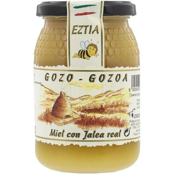 Miel con jalea real GOZO-GOZOA, frasco 500 g - 0.5 kg - Imagen del producto en Findit