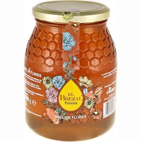 Miel de flores FLORESTA, frasco 1 kg - 1 kg - Imagen del producto en Findit