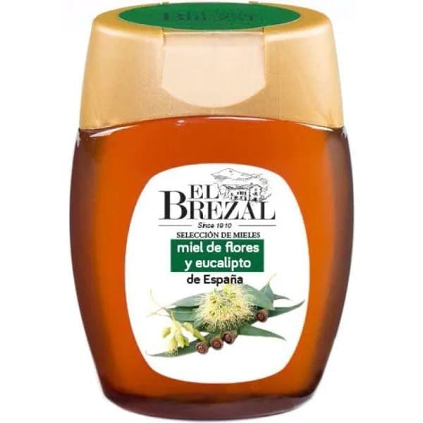 Miel de flores-eucalipto EL BREZAL, frasco 350 g - 0.35 kg - Imagen del producto en Findit