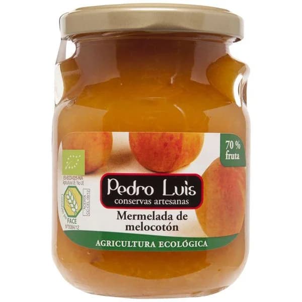 Mermelada de melocotón bio PEDRO LUIS, frasco 300 g - 0.3 kg - Imagen del producto en Findit