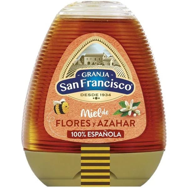Miel azahar GRANJA SAN FRANCISCO, dosificador 350 g - 0.35 kg - Imagen del producto en Findit