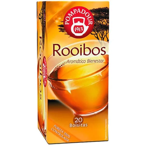 Té Rooibos POMPADOUR, caja 20 sobres - 20 ud - Imagen del producto en Findit