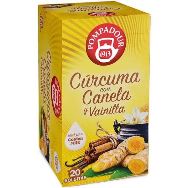 Infusión de canela y vainilla POMPADOUR, caja 20 sobres - 20 ud - Imagen del producto en Findit
