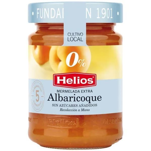 Mermelada de albaricoque HELIOS Diet, frasco 280 g - 0.28 kg - Imagen del producto en Findit