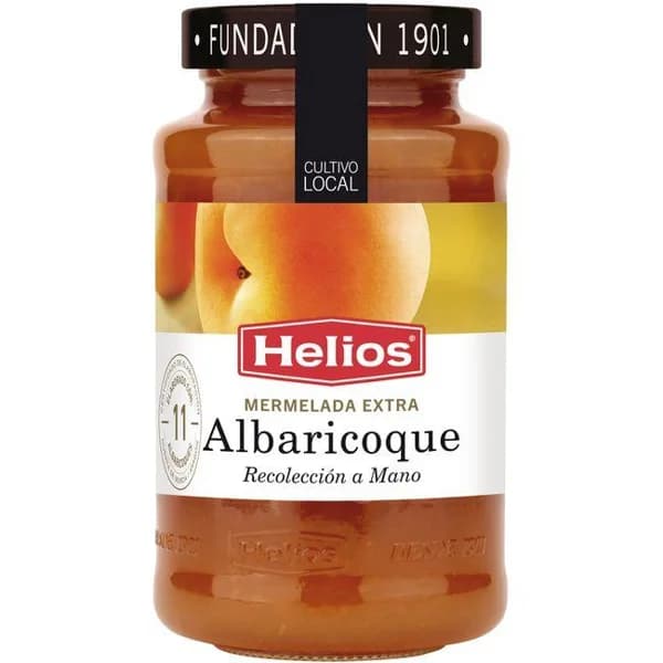 Mermelada de albaricoque HELIOS, frasco 640 g - 0.64 kg - Imagen del producto en Findit