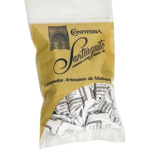 Caramelos artesanos de malvavisco SANTIAGUITO, bolsa 200 g - 1 ud - Imagen del producto en Findit