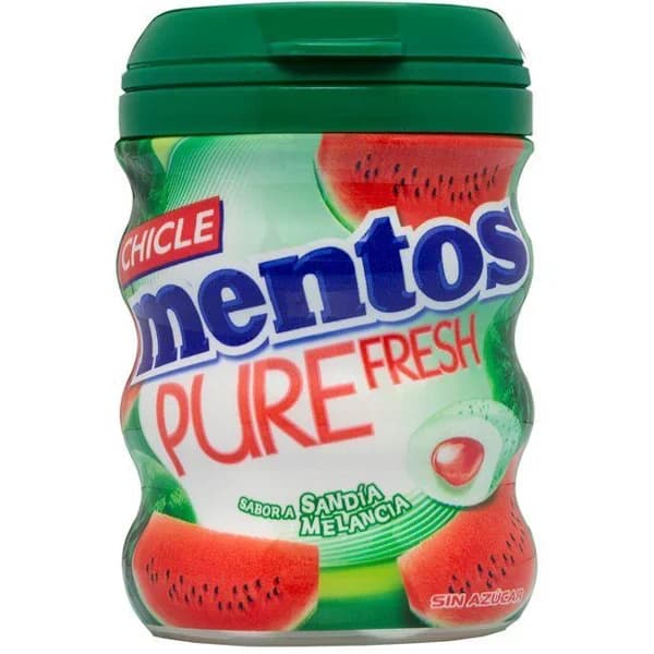 Caramelos de sandía Lc MENTOS, bote 60 g - 1 ud - Imagen del producto en Findit