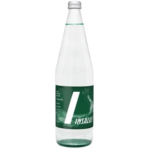 Agua mineral con gas INSALUS, botella 1 litro - 1 l - Imagen del producto en Findit