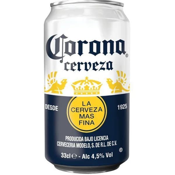 Cerveza CORONA, lata 33 cl - 0.33 l - Imagen del producto en Findit