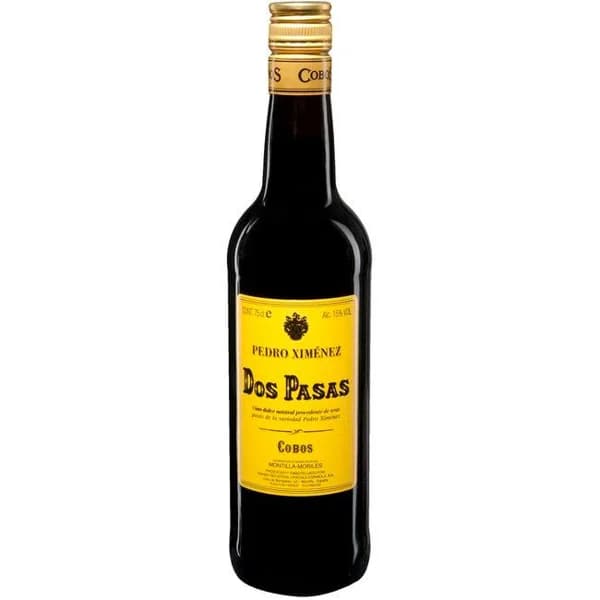 Vino Dulce P. Ximenez DOS PASAS, botella 75 cl - 0.75 l - Imagen del producto en Findit