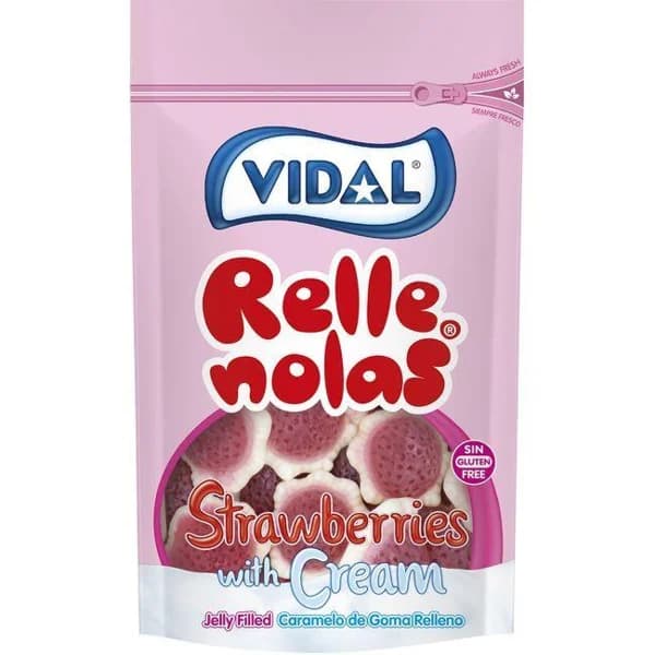 Fresón con nata VIDAL, bolsa 180 g - 1 ud - Imagen del producto en Findit