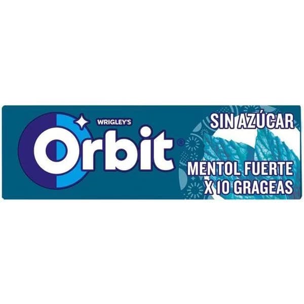 Chicle de menta fuerte Lc ORBIT, paquete 14g - 1 ud - Imagen del producto en Findit
