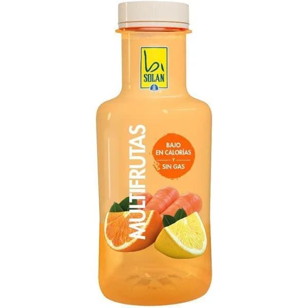 Refresco multifrutas BISOLAN, botellín 33 cl - 1 ud - Imagen del producto en Findit