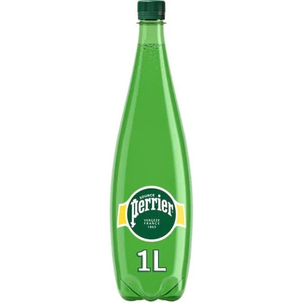 Agua con gas PERRIER, botella 1 litro - 1 l - Imagen del producto en Findit