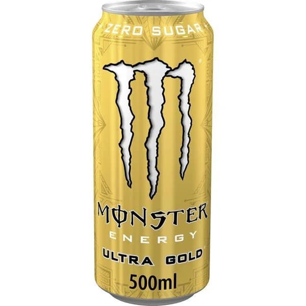 Bebida energética MONSTER Ultra Gold, lata 50 cl - 0.5 l - Imagen del producto en Findit