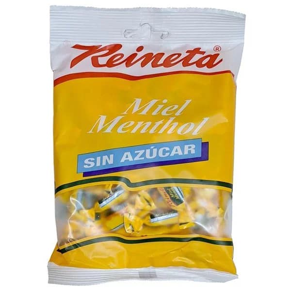 Caramelo de miel con menthol sin azúcar REINETA, bolsa 110 g - 1 ud - Imagen del producto en Findit