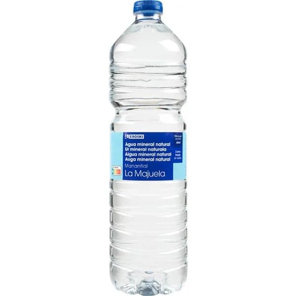Agua mineral EROSKI, botella 1,5 litros - 1.5 l - Imagen del producto en Findit
