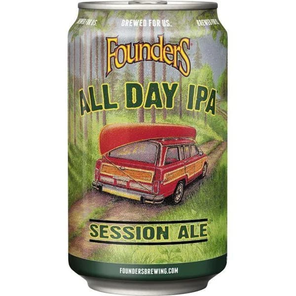 Cerveza All Day Ipa FOUNDERS, lata 33 cl - 0.33 l - Imagen del producto en Findit