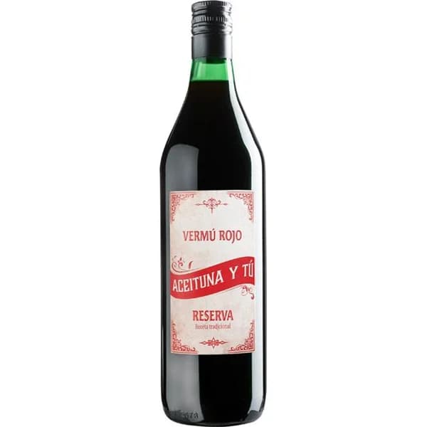 Vermouth Tradicional VERMÚ ACEITUNA Y TÚ, botella 1 litro - 1 l - Imagen del producto en Findit
