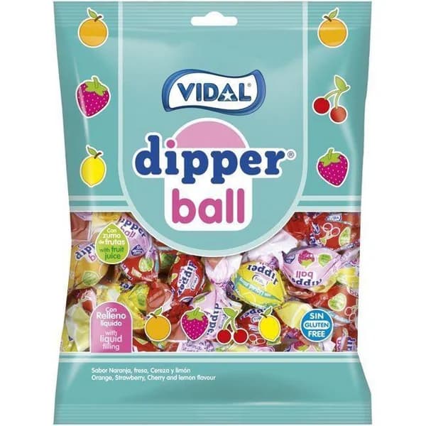 Caramelo relleno diperball Lc VIDAL, bolsa 70 g - 1 ud - Imagen del producto en Findit