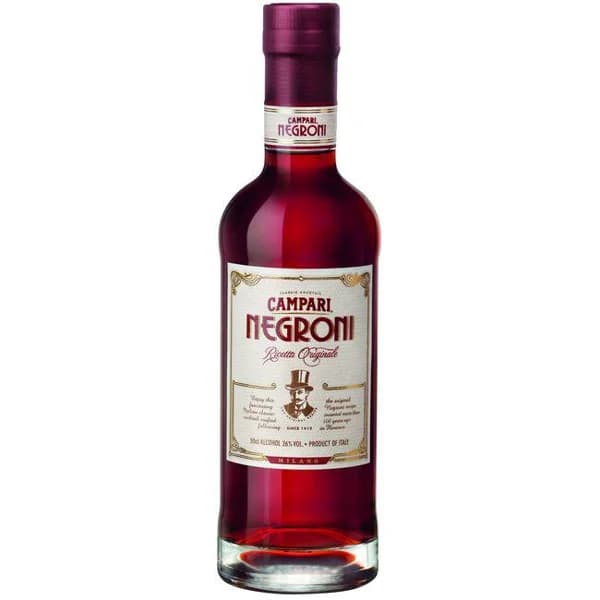 Cocktail Campari NEGRONI, botella 50 cl - 0.5 l - Imagen del producto en Findit