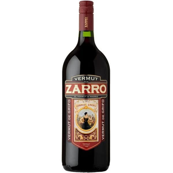Vermut rojo ZARRO, botella 1 litro - 1 l - Imagen del producto en Findit