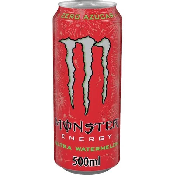 Bebida energética MONSTER Ultra Sandía, lata 50 cl - 0.5 l - Imagen del producto en Findit