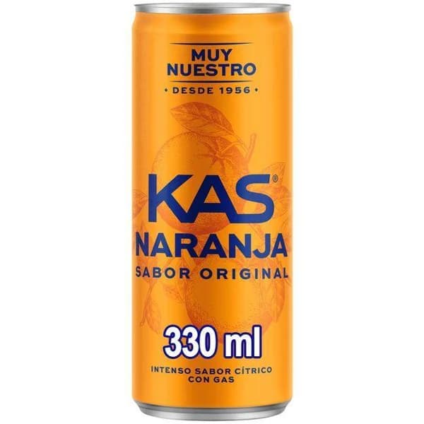Refresco de naranja KAS, lata 33 cl - 1 ud - Imagen del producto en Findit