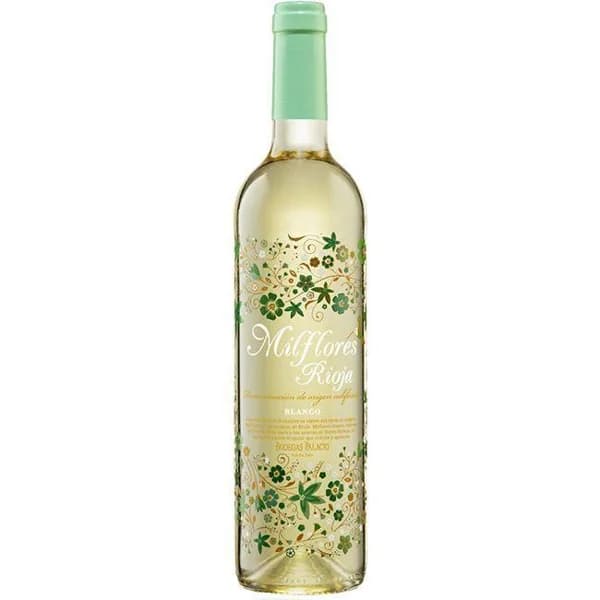 Vino Blanco R.O. Rioja MILFLORES, botella 75 cl - 0.75 l - Imagen del producto en Findit