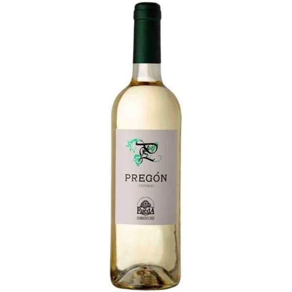 Vino blanco verdejo D.O. Rueda PREGÓN, botella 75 cl - 0.75 l - Imagen del producto en Findit